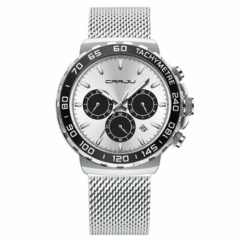 Montre Homme bracelet argent